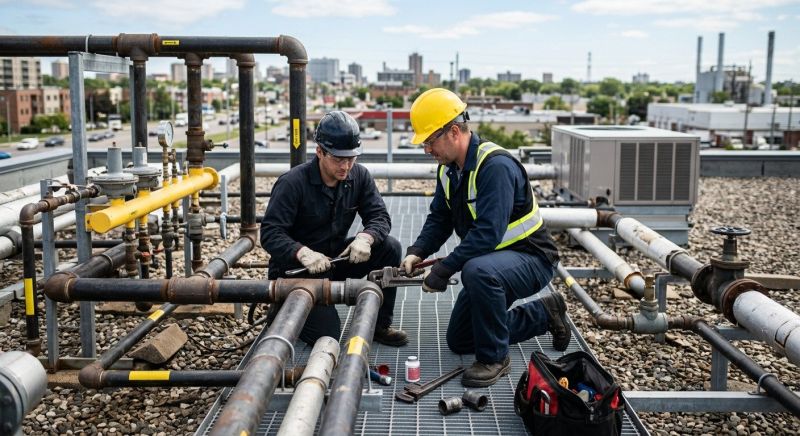 Commercial Gas Line Repair in Columbus, OH