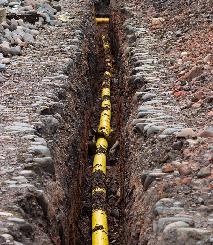 Gas Line Trenching Equipment