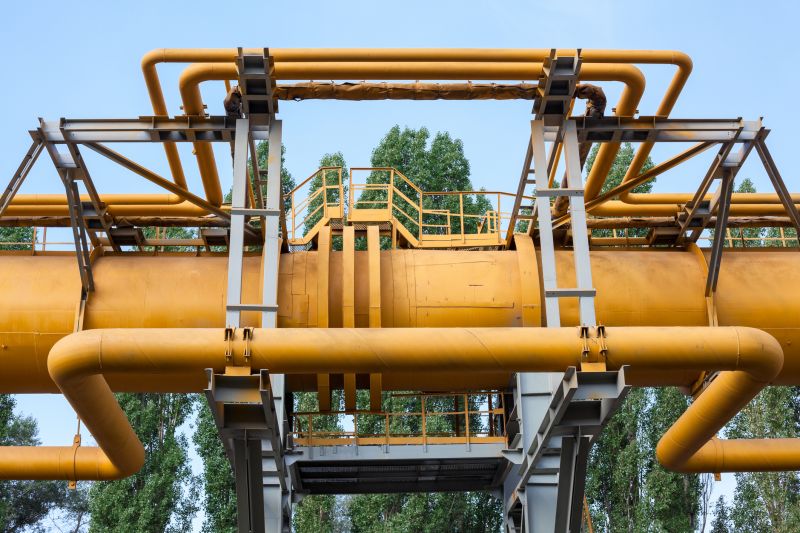 Gas Line Connection Point