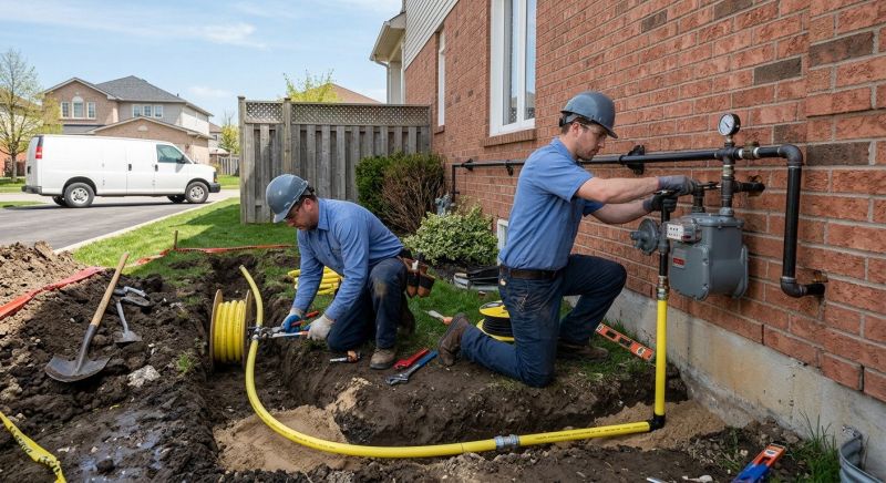 Gas Line Relocation in Fredericksburg, VA