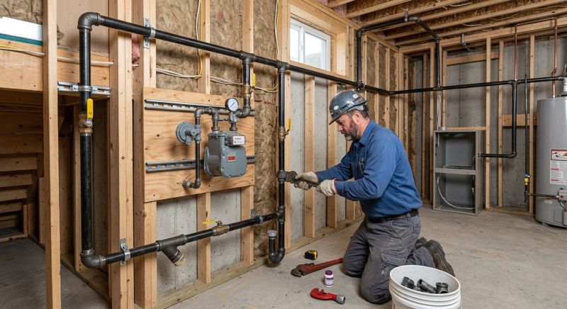 Gas Pipe Installation in Fredericksburg, VA