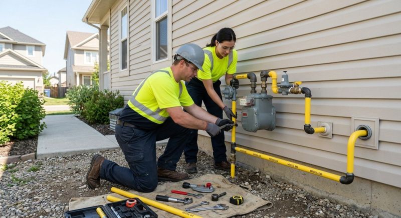 Natural Gas Line Installation in Columbus, OH