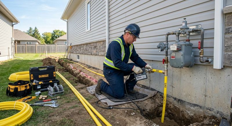 Natural Gas Line Installation in Annapolis, MD